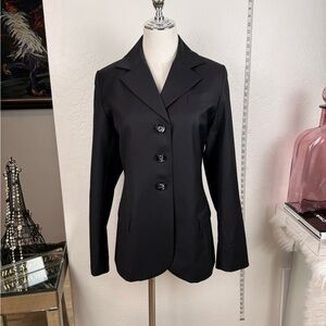 Anna Quan Black Sofia 100% Wool Blazer Sz AU 10 / US 6